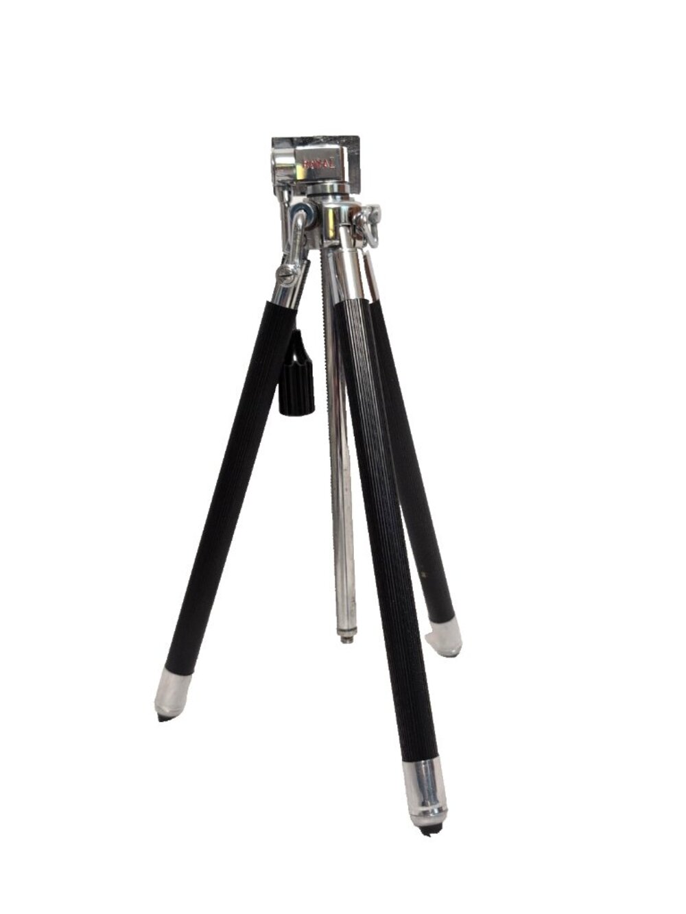 Royal 11 - 48" Expandable Tripod Photo/Video Crank Lockable Pan Tilt Silver/Blk